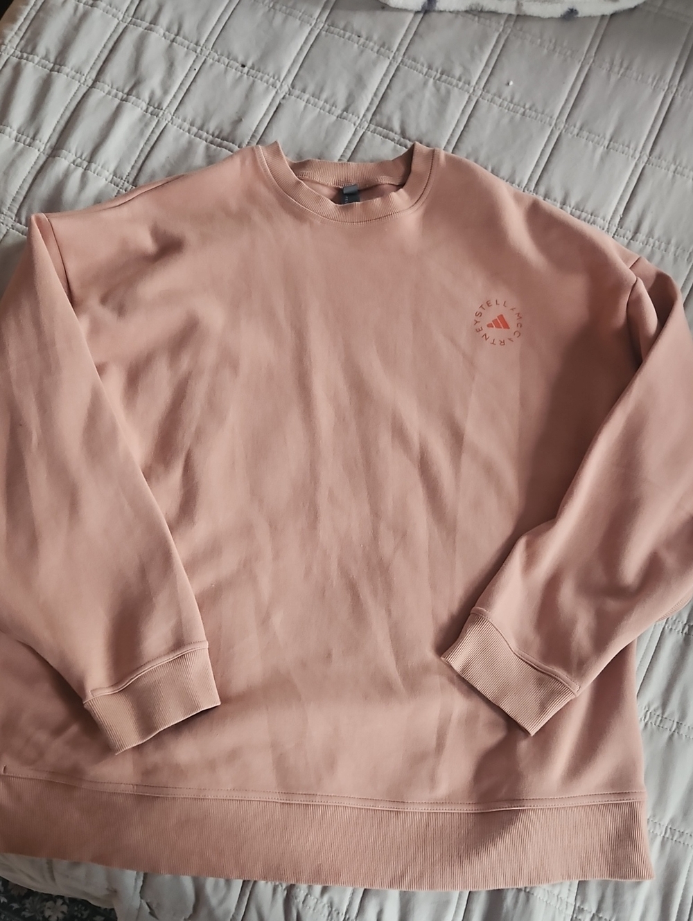 Adidas by Stella McCartney Dusty Pink Crewneck Sweatshirt